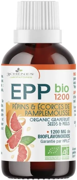 EPP BIO 1200 Extract de grapefruit, 50 ml, 3 Chenes