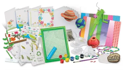 Kit stiintific - Arta cu hartie reciclata