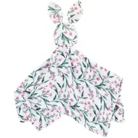 Petite&Mars Hugo Bamboo Comforter jucărie de adormit Pink Meadow 1 buc