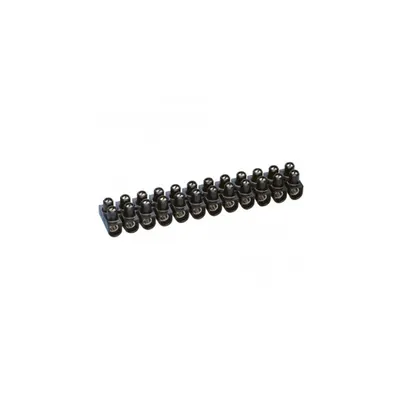 Connection strip Nylbloc - capacity 25 mm² - max. current 101 A - negru