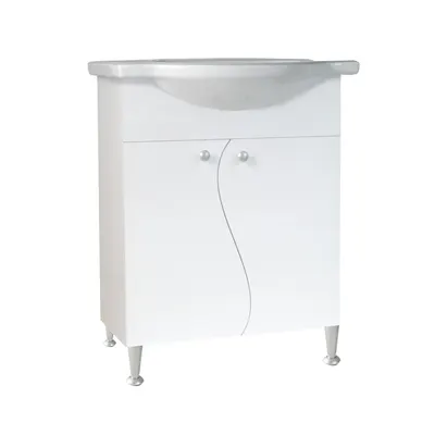 Masca chiuveta / lavoar baie Selena din MDF 70 cm alb
