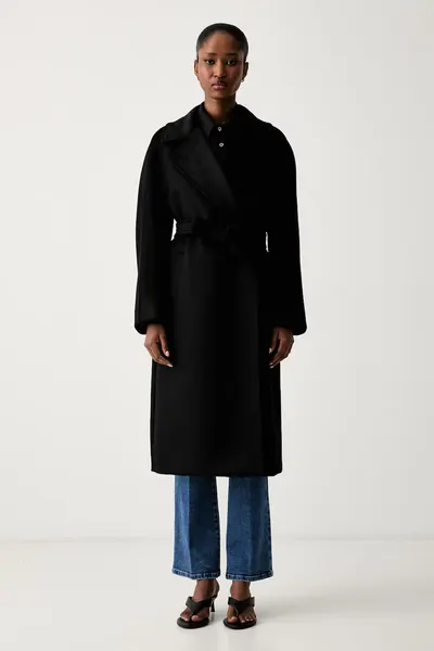 Weekend Max Mara palton pentru femei din lână WKDRESINA