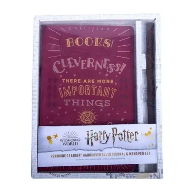 Harry Potter: Hermione Granger Hardcover Ruled Journal and Wand Pen Set