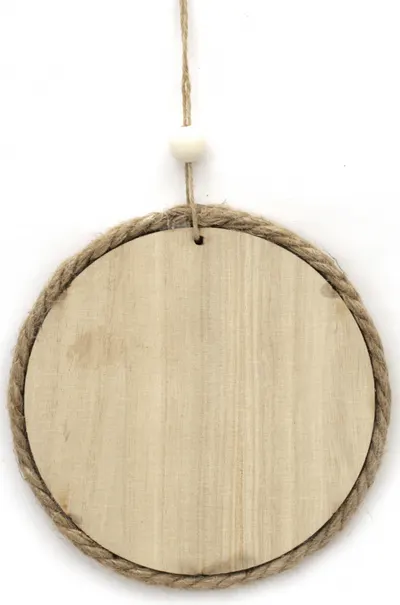 Panou din lemn pentru decor Em Art - Cerc, 15 x 0.8 mm