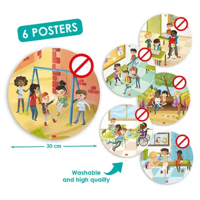 Set de 6 planșe anti-bullying