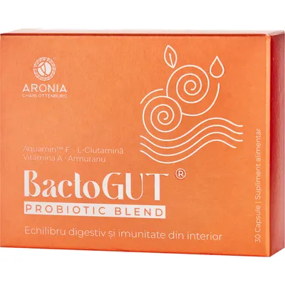 BactoGUT® Formula Premium pentru Digestie Echilibrata si Imunitate Puternica 30cps