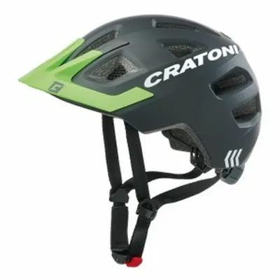 Children's Helmet Cratoni Maxster Pro Black/neongreen Matt