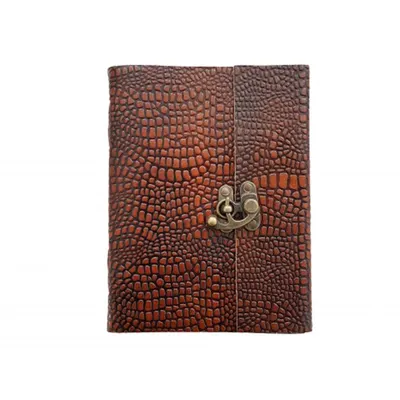 Jurnal vintage, 20x45cm, piele naturala, Krashell