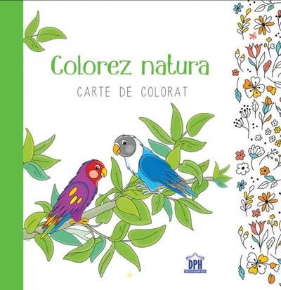 Colorez natura - Carte de colorat - Hardcover - ***