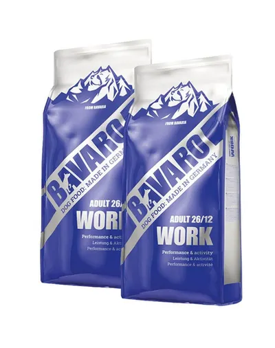 JOSERA Bavaro Work Adult 26/12 2x18 kg hrană câini cu activitate ridicată