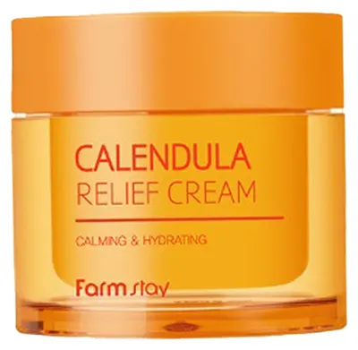 FarmStay Calendula Cremă calmantă pentru față, 80 ml