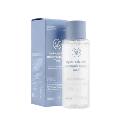 Toner pentru fata cu Acid Hialuronic si Houttuynia Cordata, 150ml, Esfolio