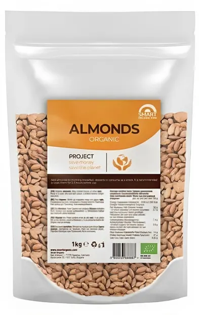 Migdale, 1 kg, Smart Organic