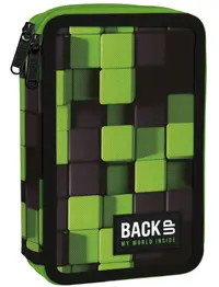 Penar cu rechizite BackUp DW - The Game, cu 2 fermoare