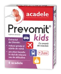 Prevomit kids acadele cu aroma de coacaze, 6 bucati, Zdrovit