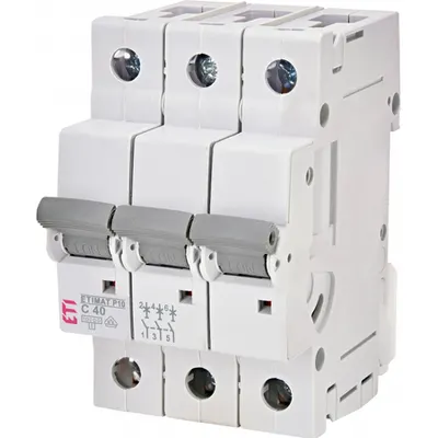 ETIMAT P10 Intrerupatoare automate miniatura 10kA ETIMAT P10 3p C40
