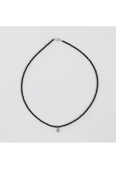 Colier handmade din spinel - cu accesorii argint925