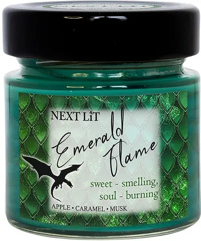 Lumânare parfumată Next Lit Dragon Fire - Emerald Flame, 100 g