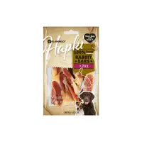 Recompense pentru Caini Snack Hapki Urechi Iepure Invelite in Rata 85g