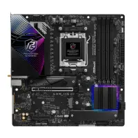 Placa de baza ASRocK Phantom Gaming B850M Riptide WiFi, AMD B850, Socket AM5, mATX