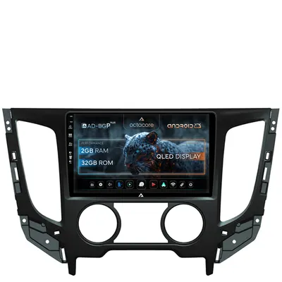 Navigatie Mitsubishi L200 (2014-2020), Android, P-Octacore 2GB RAM + 32GB ROM, 9 Inch - AD-BGP9002+AD-BGRKIT273