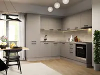 Mobila Bucatarie Elva Colt 228.2 x 241.6 cm Gri Pietris - Configuratia 29