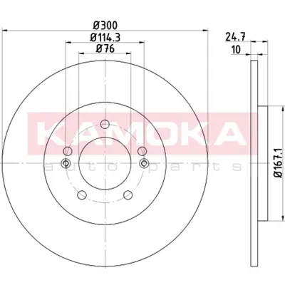 Disc frana KAMOKA 103174