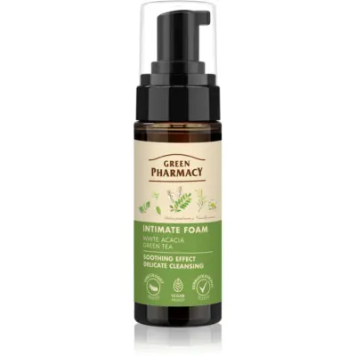 Green Pharmacy Acaccia & Tea spumă pentru igiena intimă 150 ml