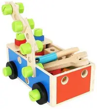 Set de joaca Kruzzel - Atelier din lemn cu instrumente