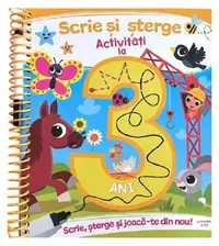 Scrie și șterge. Activități la 3 ani - Hardcover - ***