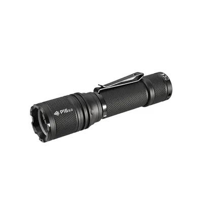 Lanterna tactica reincarcabila Acebeam Defender P16 2.0 Black, 3000 lumeni, 543 m