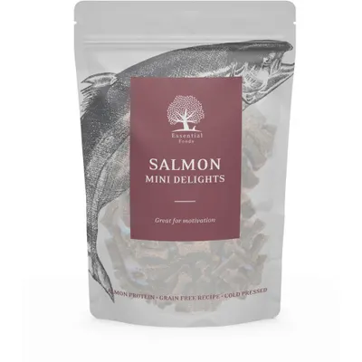 Recompense pentru caini Essential Mini Delights Somon 100g