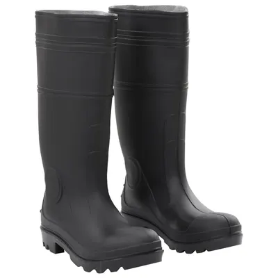 Gossi cizme de ploaie, negru, pvc, marime 40