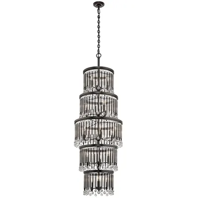 Corp de iluminat suspendat, lustra Piper 18 Light Chandelier