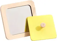 Sorter din lemn cu oglindă Smart Baby - Pătrat