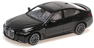 Model de colecție MINICHAMPS Modern: Automobile - BMW I4 M50, 2023, Black Metallic, L.E. 336 pcs.
