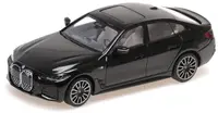 Model de colecție MINICHAMPS Modern: Automobile - BMW I4 M50, 2023, Black Metallic, L.E. 336 pcs.