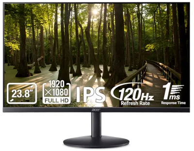 Monitor gaming Acer - SA243Y G0bi, 23.8'', 120Hz, 1ms, negru