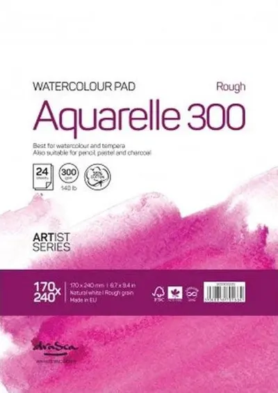 Caiet de schițe Drasca - Watercolour pad, 24 de coli