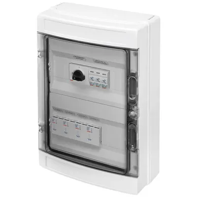 Tablou 4 siruri pentru sistemele fotovoltaice 1000V DC 32A Gewiss GWD9908