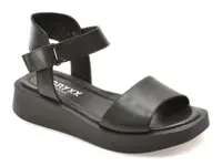Sandale GRYXX negre, 1.36E+124, din piele naturala