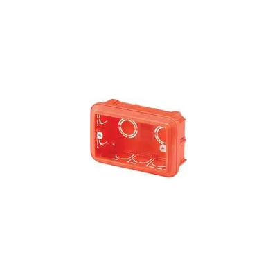 Cutie de mare capacitate pentru aparataj modular, 3 module, 119x80x50 mm