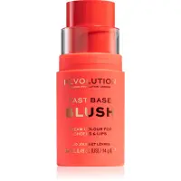 Revolution Fast Base balsam tonic pentru buze si obraji culoare Bloom 14 g