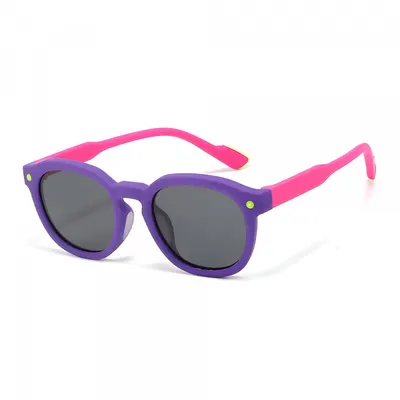 Ochelari De Soare Copii Techsuit 616, Polarizati, Protectie UV, Mov Roz