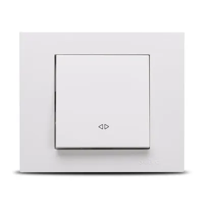 Intrerupator Cap Cruce Grano ST Alb, 400-010200-214