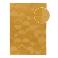 Covor din lână Flair Rugs Gigi, 200 x 290 cm, galben