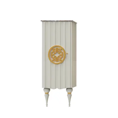 Dulp soldat baie Pierre Cardin Hagia Sofia alb perlat 53x164 cm