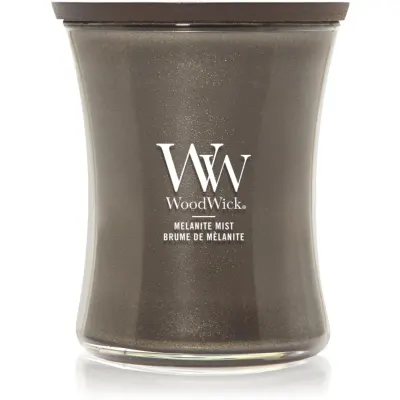 Woodwick Precious Metals Melanite Mist lumânare parfumată 275 g