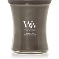 Woodwick Precious Metals Melanite Mist lumânare parfumată 275 g
