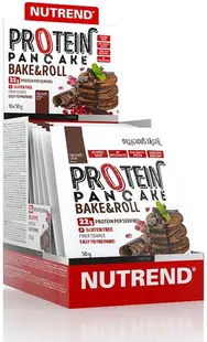 Protein Pancake, ciocolată cu cacao, 10 pliculețe, Nutrend
